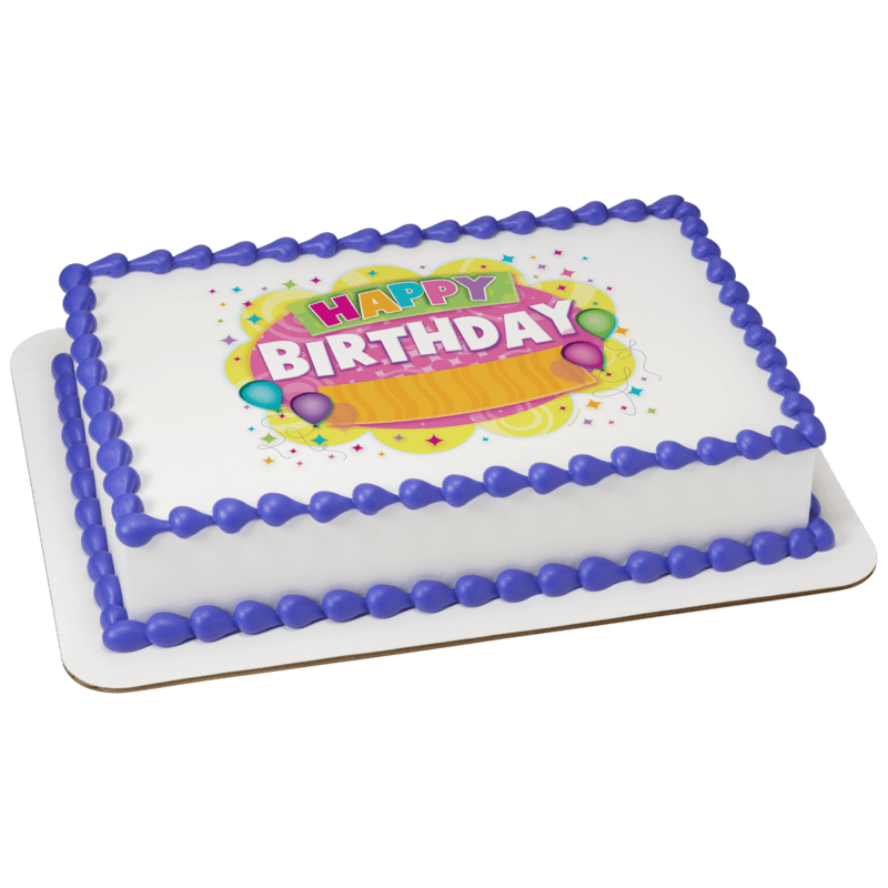 Fun Birthday Balloon Cake