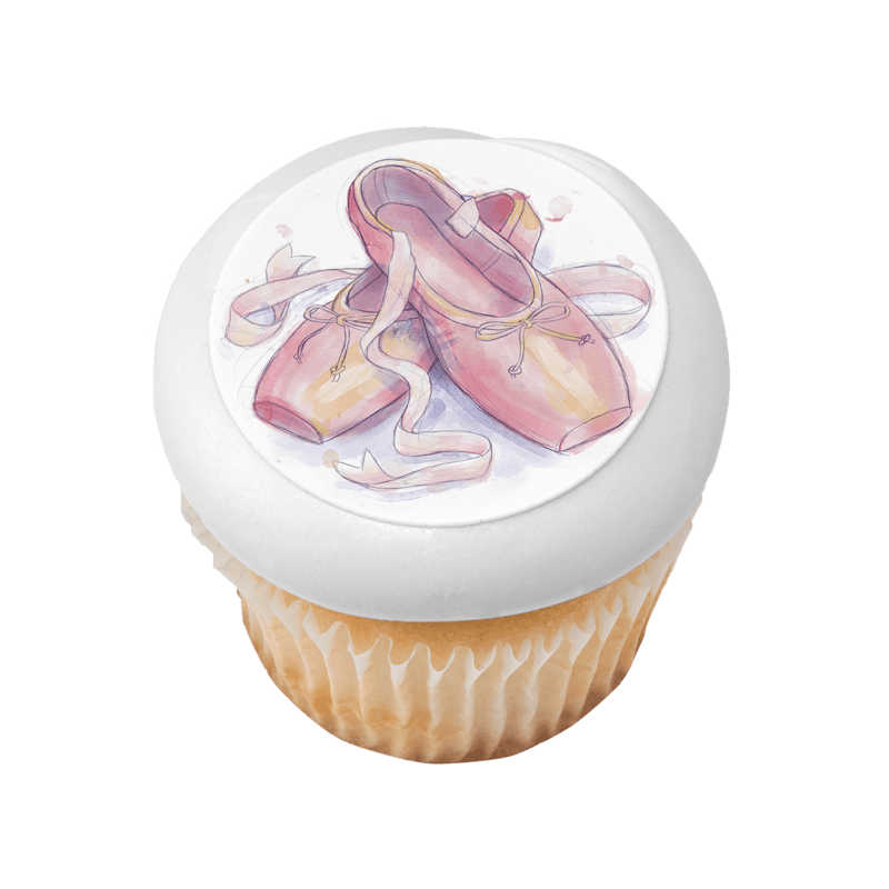 Ballerina Slippers Cupcake