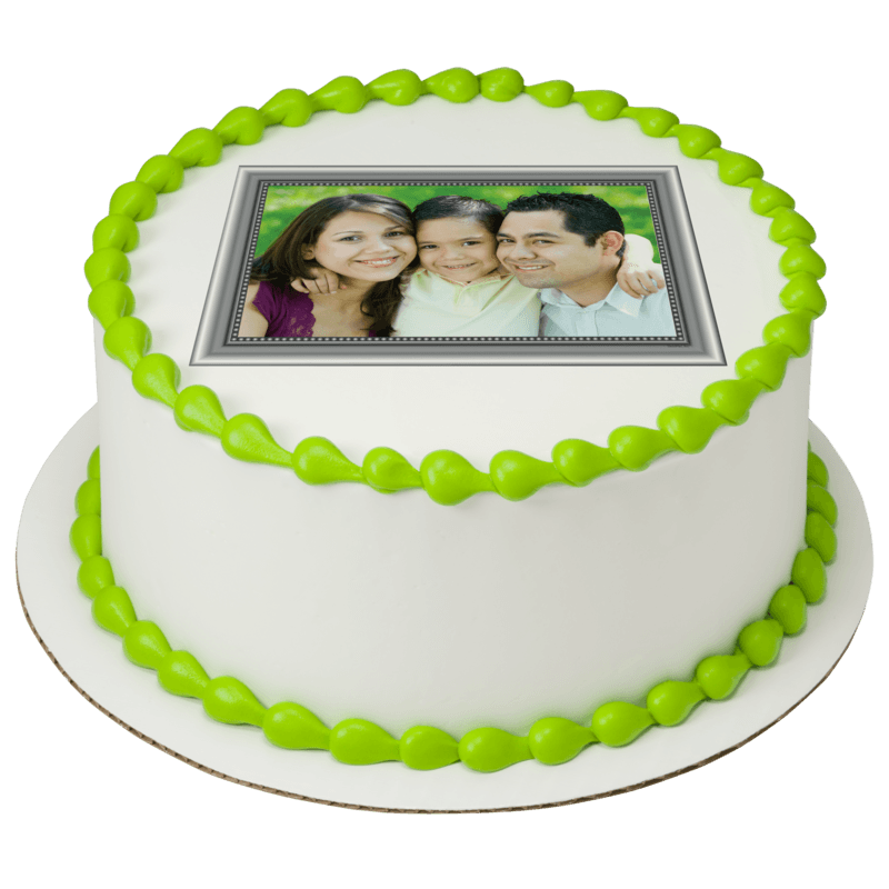 Silver Frame Cake