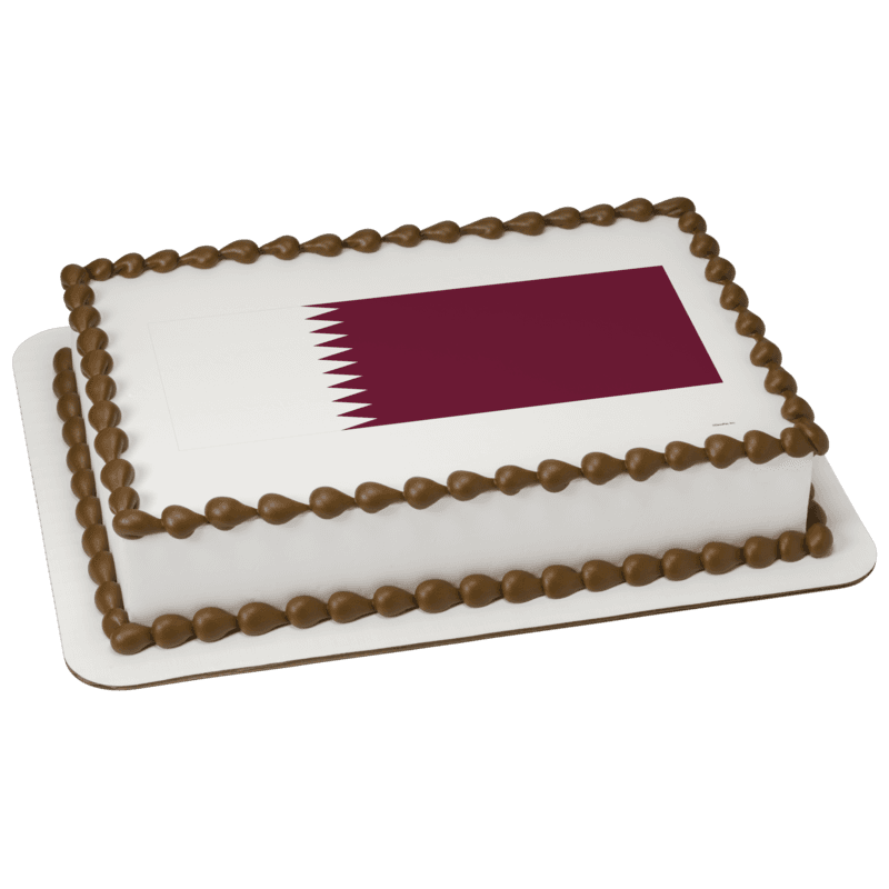Qatar Country Flag Cake