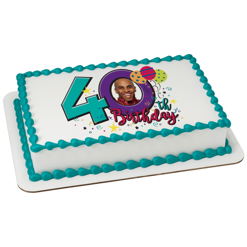 Happy 40th Birthday Cake