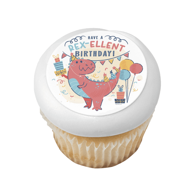 Have A Rex-ellent Birthday! Cupcake