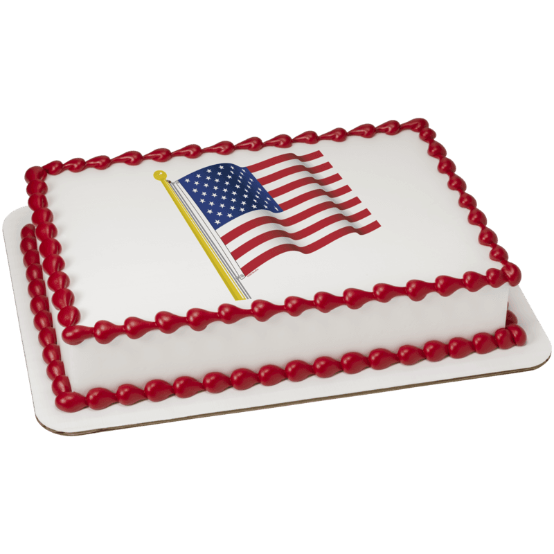 American Flag Cake