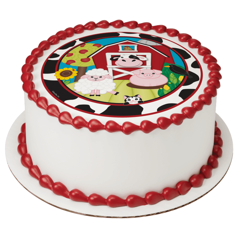 Baby Barnyard Cake