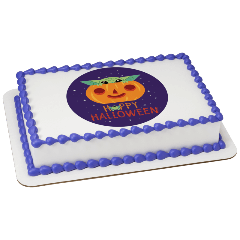 STAR WARS™ The Mandalorian Grogu Happy Halloween Cake