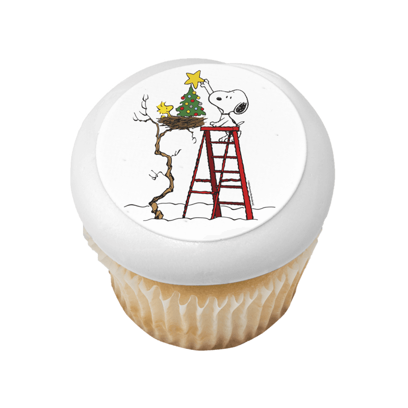 Peanuts® Christmas Cupcake