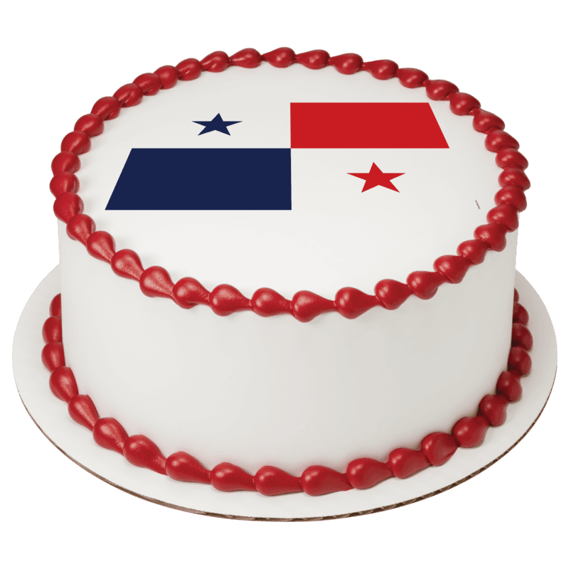 Panama Country Flag Cake