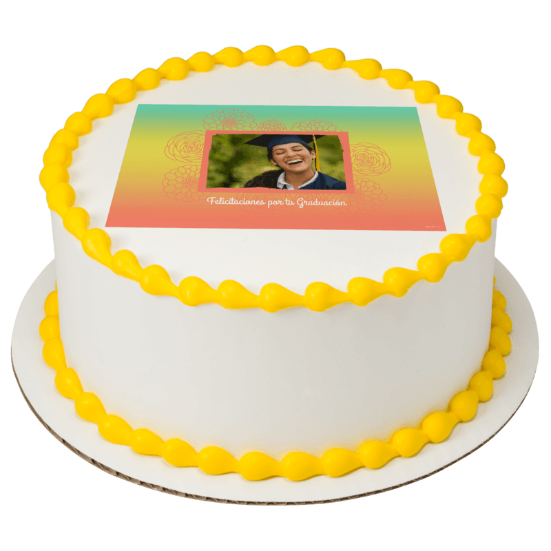 Felicitaciones por tu Graduación Floral Cake