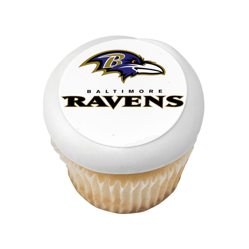 NFL Baltimore Ravens Cupcake