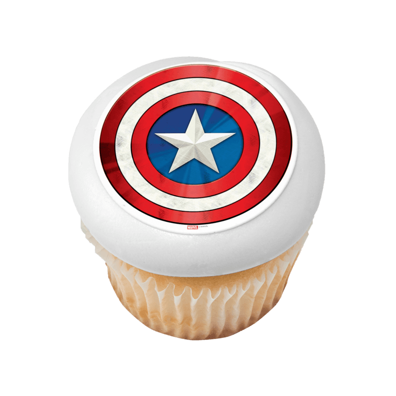 MARVEL Avengers Captain America Icon Cupcake
