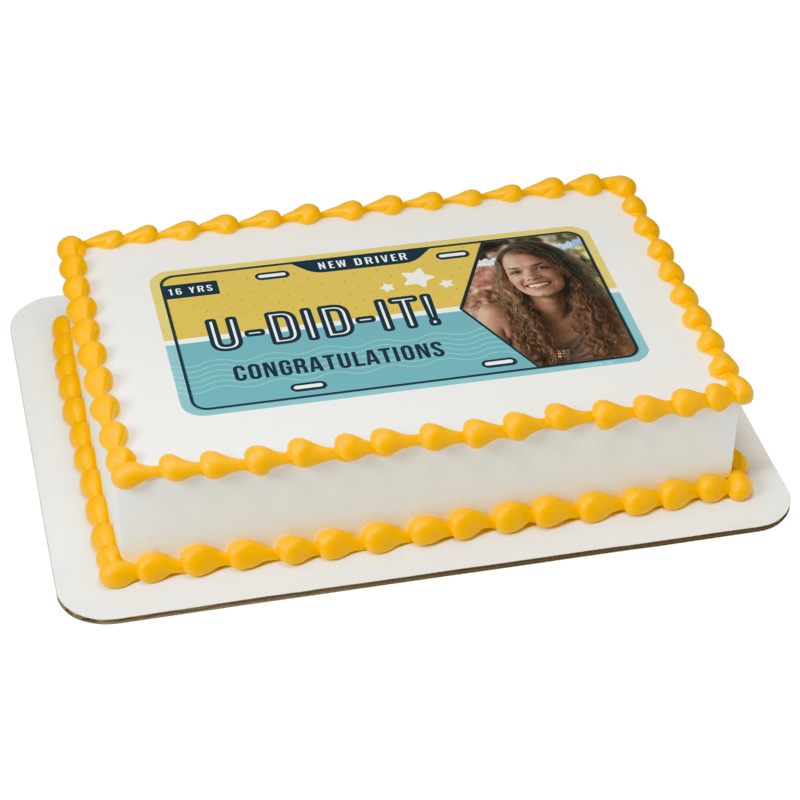 Drivers License Cake