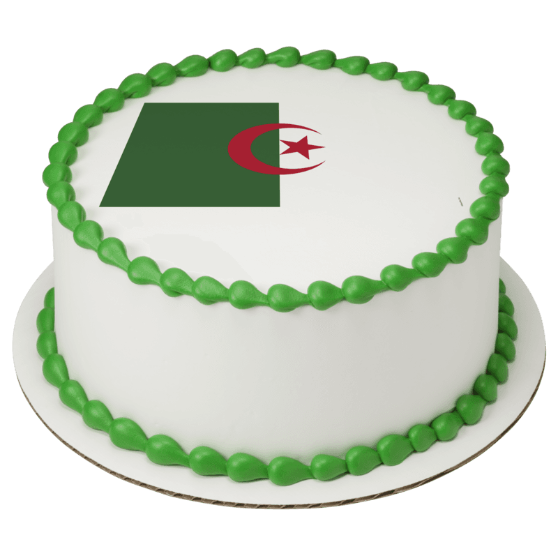 Algeria Country Flag Cake