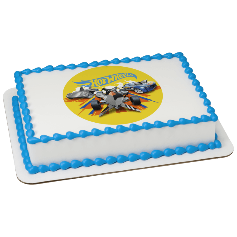 Hot Wheels™ Burnin' Rubber Cake